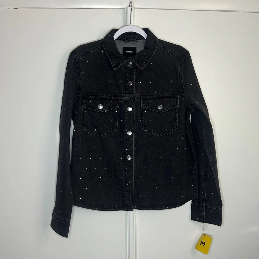 NWT Express Rhinestone Jacket - Picture 2 of 7